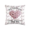 Hug This Pillow Until You Can Hug Me Pink Roses