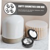 Cabilock 4 Pcs Empty Eyeshadow Case Multifunctional Compact Palette with