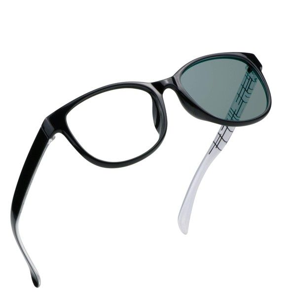 YEIN Bifocal Reading Glasses, Photochromic Gray Sunglasses, +0.50/+2.50 Magnification for