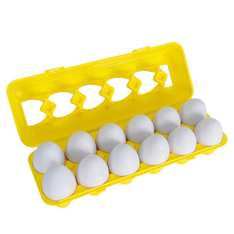 Matching Eggs Toddler Toys Color and Shape Recognition Match Toys