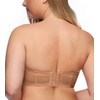Exclare Women's Plus Size Full Coverage Underwire Strapless Bra Multiway