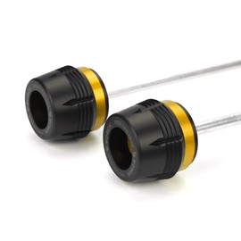 Motorcycle Accessories Front Axle Fork Protector Compatible with Forza750 2021-2024 NSS 750 XADV750 X ADV 750 XADV 2025 Crash Pads Wheel Protection Collision Protection Decorative Axle Covers (Gold)