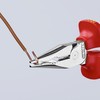 Knipex Needle-Nose Combination Pliers chrome-plated, insulated with multi-component grips, VDE-tested