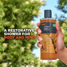 Dove Men+Care Face + Body Wash For Men Awaken Turmeric + Ginger Root 18 oz 4 Count