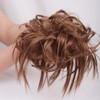 Lativ Messy Hair Bun Tousled Updo Hair Scrunchies Extension With