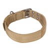 Military Dog Collar Adjustable Nylon Training Dog Collar with Heavy
