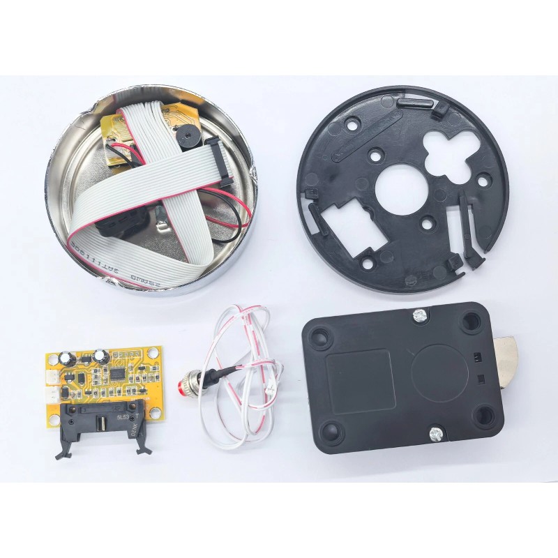 WAHLINPARTS Gun Safe Lock Replacement Chrome Digital Keypad Swingbolt Lock