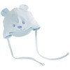 Sterntaler Visor with drawstrings, Neck protection and cute bear design,