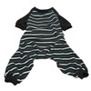 Striped Dog Pajamas Soft Stretchy Fashionable 4 Legged Puppy Pajamas
