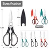 3-Pack Kitchen Scissor All Purpose Kitchen Shears Heavy Duty Scissors