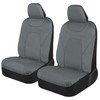 Motor Trend AquaShield Waterproof Front Seat Covers, Solid Gray Seat