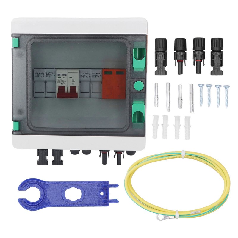 2 String PV Combiner Box with 15A and 32A Circuit