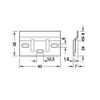 Kitchen Cabinet Hanging Brackets for Wall Mounting Cupboards Hanger Plate