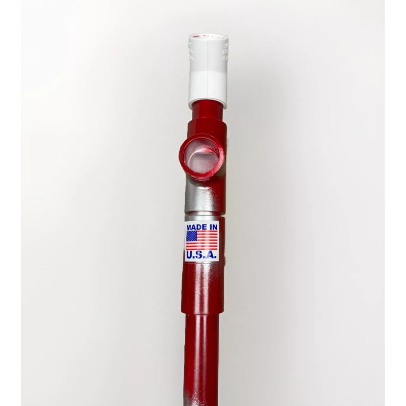 PVC Creations Marshmallow Shooter Red & Grey PVC Marshmallow Shoots