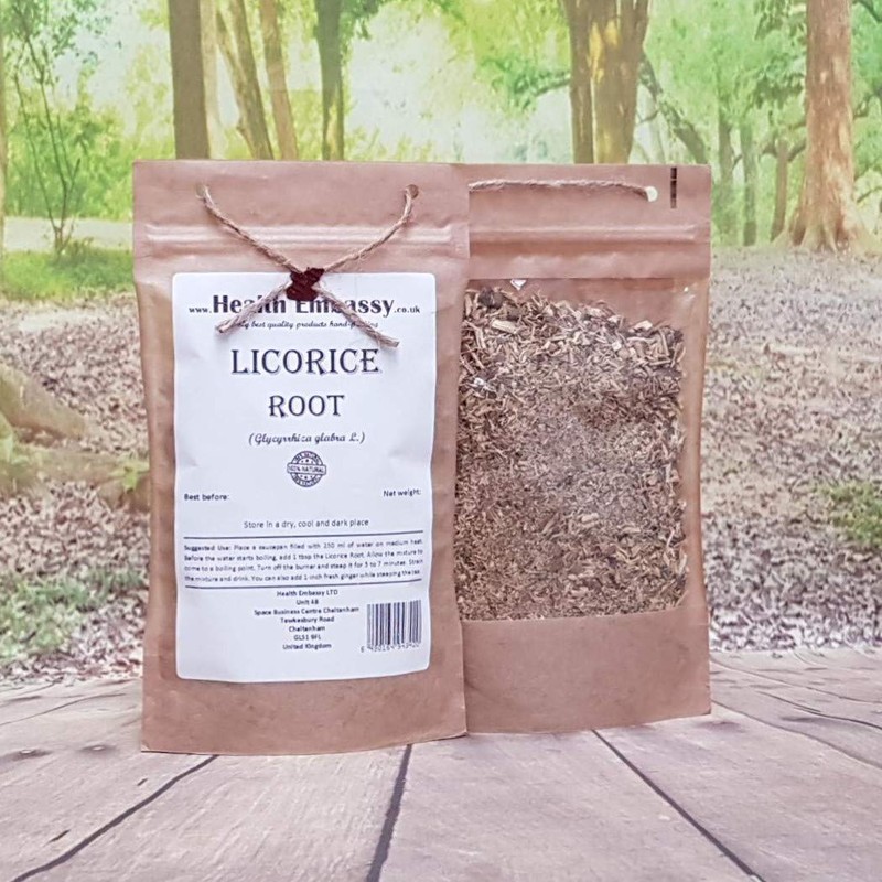 Health Embassy Licorice Root (Glycyrrhiza glabra) 100% Natural (100g)