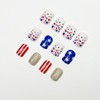 Short Square Independence Day Press on Nails 4th of July