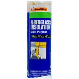 Frost King SP1 Multi-Purpose Fiberglass Insulation Roll, 16" W x 3/4" T x 48" L
