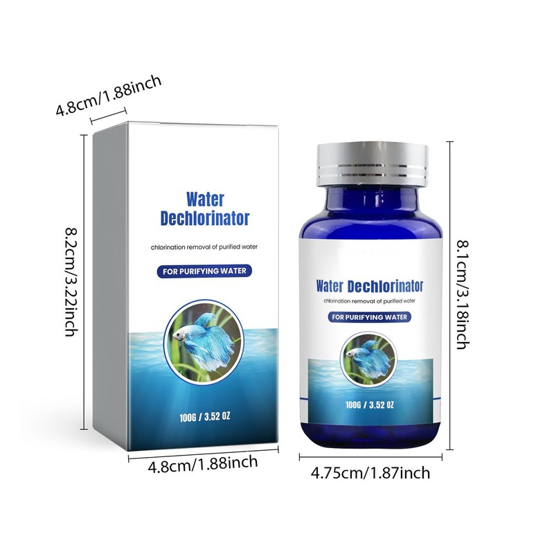 Water Purifying Tablets for Aquariums - 100g Powerful Fish Tank