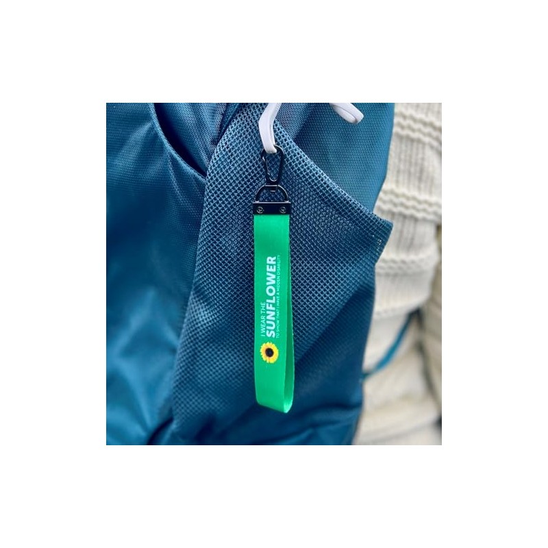 Hidden Disabilities Sunflower Luggage Tags