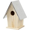 Creativ 577310 Wooden Bird Table with Removable Zinc Roof 13.5