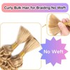 Deep Wave Bulk hair for Braiding No Weft Faux Micro
