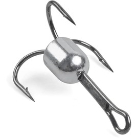 8pcs Snagging Hooks Snagging Weighted Treble Hooks Strong Large Fishing Treble Hooks for Big Fish 5/0 6/0 8/0 10/0 (10/0-2.5oz-8pcs)
