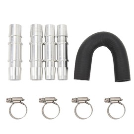 Alide Engine Heater Core Bypass Kit with 5/8" 3/4" Hose Connector, Aluminum 626-001 Replacement Compatible with Most Common Heater Hoses