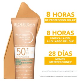 Bioderma Photoderm Cover Touch Spf50+ Tono Dorado, 40 Ml