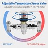 WASSERMANN Adjustable Temperature Sensor Valve Kit for Instant Hot Water