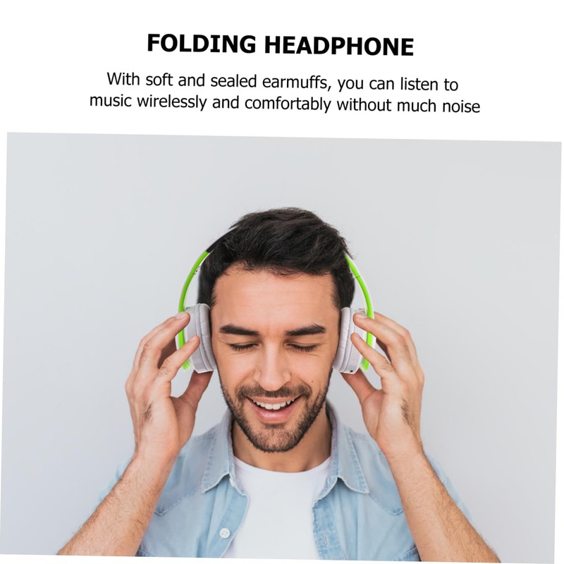 SHINEOFI Over Ear Wireless Headset Foldable Design with Aux Noise