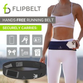 FlipBelt Men's FB0114-CAR-L.1, Carbon, Large