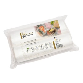 DeliVac Vacuum Sealer Rolls - 2 Foil Rolls, 20 x 600 cm, Vacuum Bags for All Vacuum Sealers, Vacuum Bags for Food, Vacuum Rolls, Sous-Vide