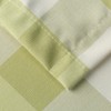 VOGOL Buffalo Check Green and White Gingham Plaid Valances for