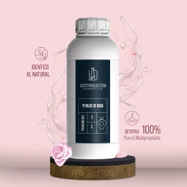 Distribución Aromática Esencia Pétalos De Rosa Para Diversas Aplicaciones 1000 Ml
