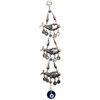 Turkish Blue Evil Eye (Nazar) 3 Lucky Carp Fish Amulet
