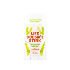 Natural Deodorant By Stinkbug, All Natural Deodorant with Coconut Oil and Natural Scents, Summer Variety Scents 3 Pack