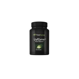 LiyfZyme Plant Based Digestive Enzyme Supplement - 180 Veggie Caps. PuraDyme By Lou Cornoa.