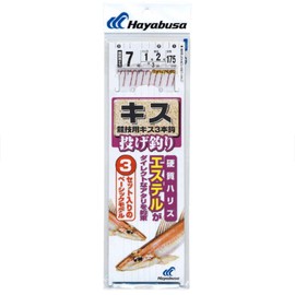 ハヤブサ(Hayabusa) 投げキス天秤式 競技用キス3本鈎 7-1 NT660-7-1