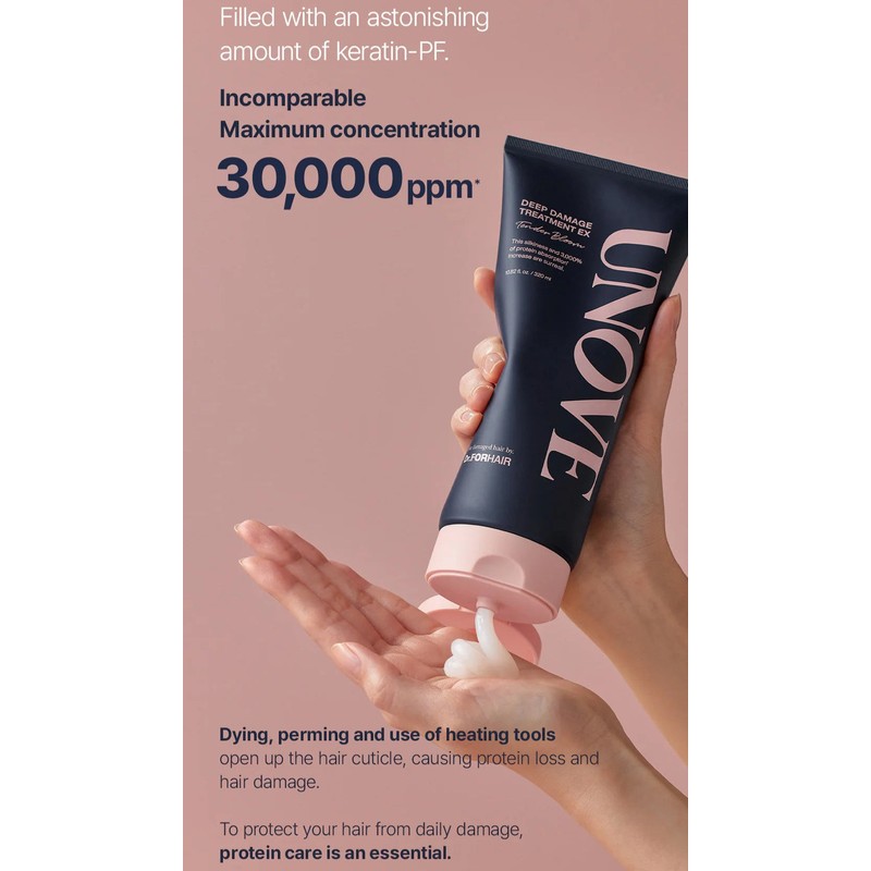 Unove Deep Damage Treatment Ex Warm Petal 320ml