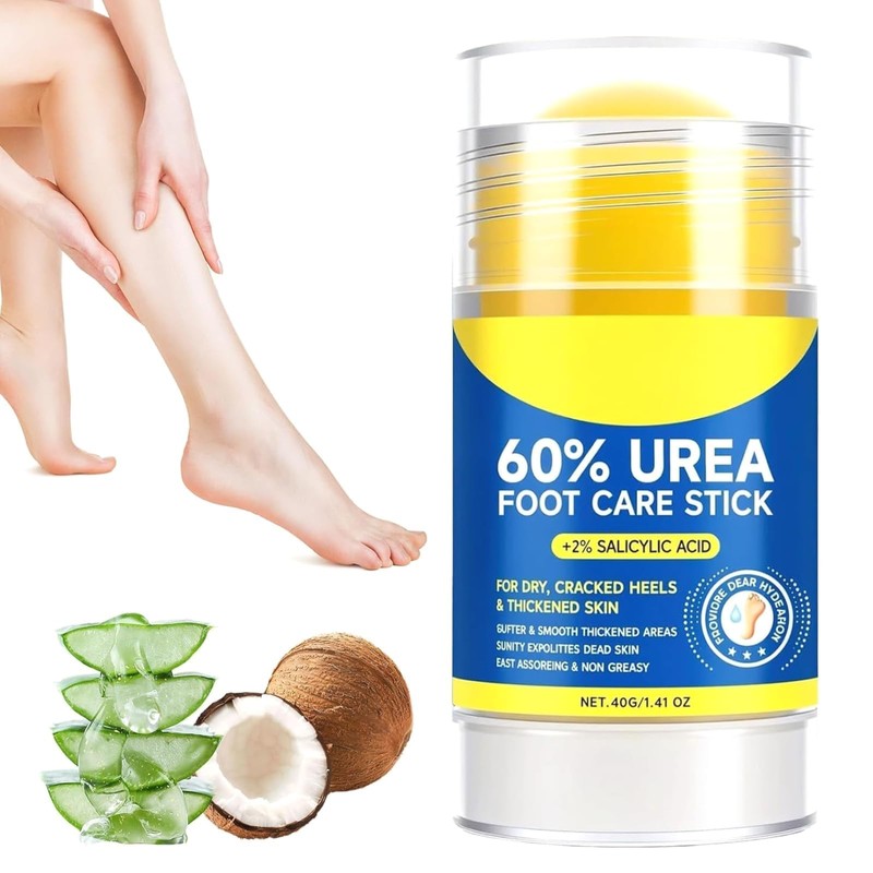 Crema de Urea al 60% para Pies Secos y Agrietados,