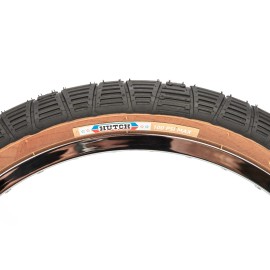 HUTCH BMX FREESTYLE TIRE SET PAIR (2) BLACK 20" X 2.2" size