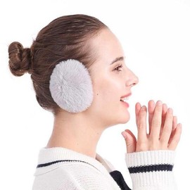 똑딱이귀마개 토끼털귀마개 방한 겨울귀마개 Button Earplugs Rabbit Fur Ear Muffs Winter Ear Muffs