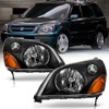 ACANII - For Blk 2003-2005 Honda Pilot Replacement Headlights Headlamps