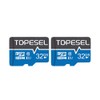 TOPESEL 32GB Micro SD Card 2 Pack TF Card Ultra