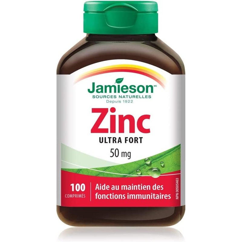 Jamieson Jamieson Laboratories Zinc 50 Mg, 100 Count (Pack of