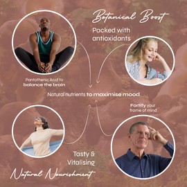 Known Known Mood Mushrooms Gummies - Lion's Mane, B Vitamins - Brain Health & Hormone Balance - Natural Apple Pie Flavour - 60 Vegan Gummies, 2 Month Supply