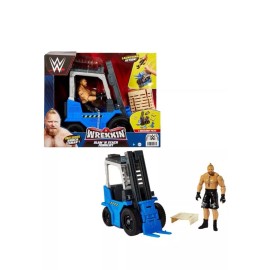 Mattel WWE Wrekkin Slam 'n Stack Forklift * Brock Lesnar * Wrestling Action Figure