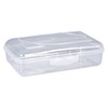 Cra-Z-Art Caja de lápices transparente translúcida caja de lápices