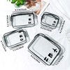 4 Pcs Clear Travel Toiletry Bag, TSA Approved Liquids Bag