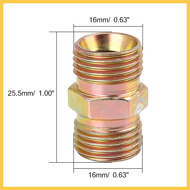 REPAIROCK 2pcs M16 x 1.5mm to M16 x 1.5mm Air